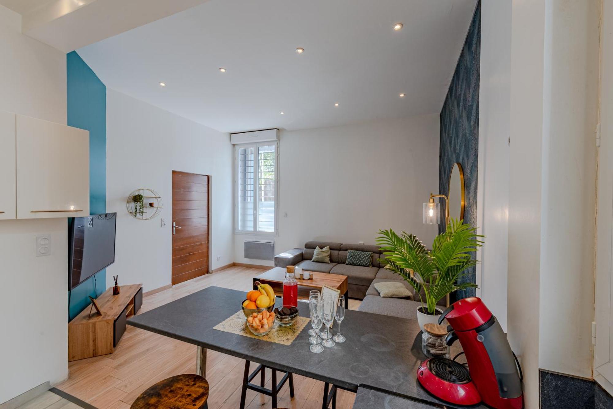 Chic Family - Neuf & Moderne - Parking Wifi Centre Ville Gare Tgv - Confort Ideal Famille - Offre Speciale Perpignan Exteriör bild